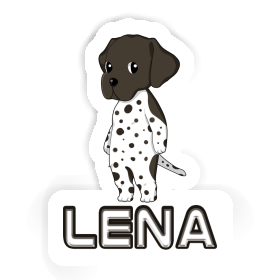 German Shorthaired Pointer Sticker Lena Image