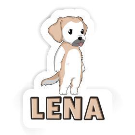 Golden Retriever Sticker Lena Image