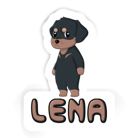 Rottweiler Autocollant Lena Image