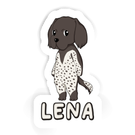 Small Munsterlander Sticker Lena Image