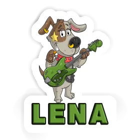 Sticker Guitarist Lena Image