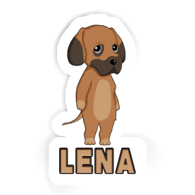 Dogue allemand Autocollant Lena Image