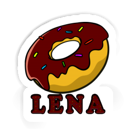 Lena Sticker Donut Image