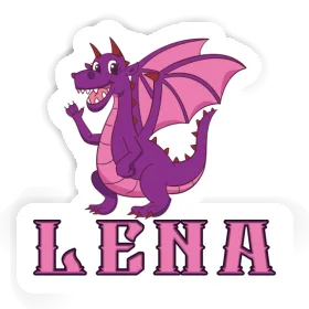 Aufkleber Drache Lena Image