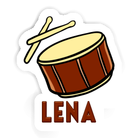 Lena Sticker Trommel Image