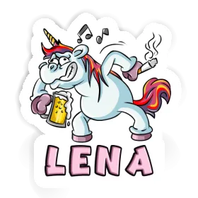 Party Unicorn Sticker Lena Image