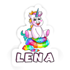 Baby licorne Autocollant Lena Image