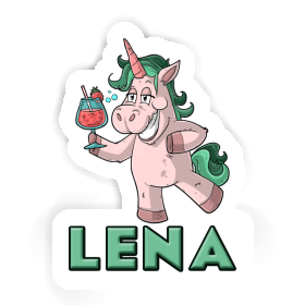 Sticker Lena Party-Einhorn Image