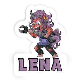 Rockendes Einhorn Sticker Lena Image