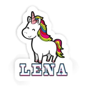 Lena Autocollant Licorne Image