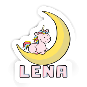 Lena Sticker Moon Unicorn Image