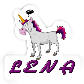 Sticker Angry Unicorn Lena Image