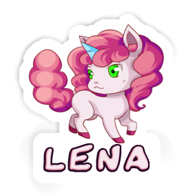 Sticker Lena Unicorn Image