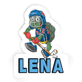 Aufkleber Eishockeyspieler Lena Image