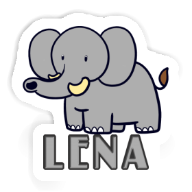 Lena Autocollant Éléphant Image