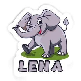 Lena Aufkleber Elefant Image