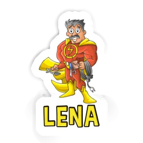 Lena Sticker Electrician Image