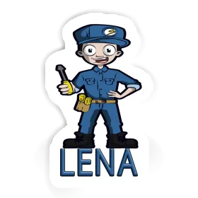 Aufkleber Elektriker Lena Image