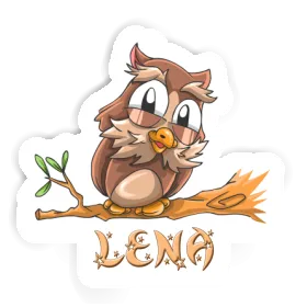 Lena Sticker Owl Image