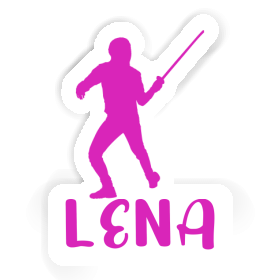 Lena Sticker Fencer Image