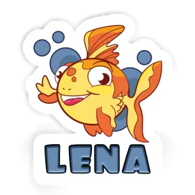 Sticker Lena Fish Image