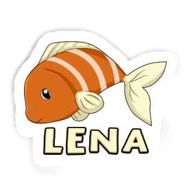 Aufkleber Fisch Lena Image