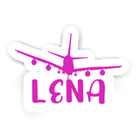 Lena Sticker Airplane Image