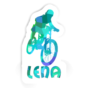 Aufkleber Freeride Biker Lena Image