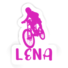 Aufkleber Freeride Biker Lena Image