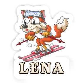 Skier Sticker Lena Image