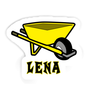 Lena Sticker Wheelbarrow Image