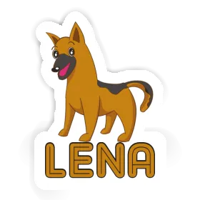 Lena Autocollant Chien de berger Image