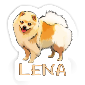 Lena Autocollant Spitz allemand Image