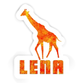 Lena Aufkleber Giraffe Image