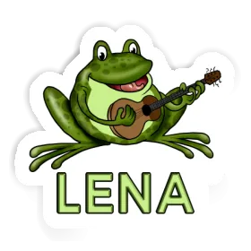 Grenouille à guitare Autocollant Lena Image