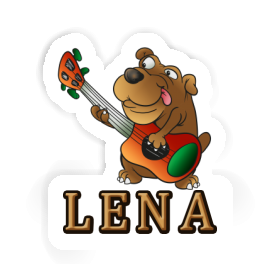 Sticker Gitarrenhund Lena Image