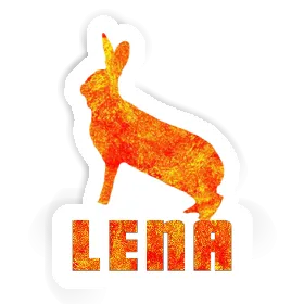 Lena Autocollant Lapin Image