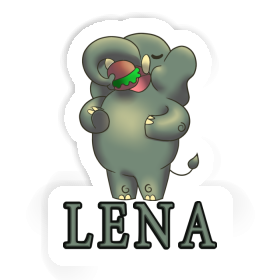 Lena Aufkleber Elefant Image