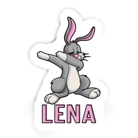 Sticker Dabbing Rabbit Lena Image