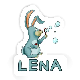 Lena Autocollant Lapin Image