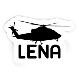 Lena Autocollant Hélicoptère Image