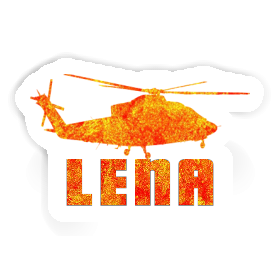 Lena Sticker Helicopter Image