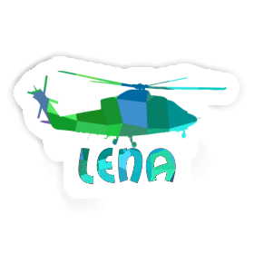 Lena Sticker Helicopter Image