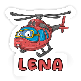 Sticker Lena Helicopter Image