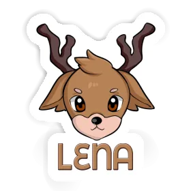 Lena Autocollant Tête de cerf Image