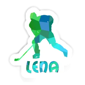 Lena Sticker Hockey Player Image