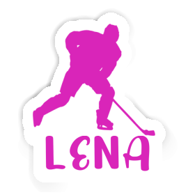 Lena Autocollant Joueuse de hockey Image