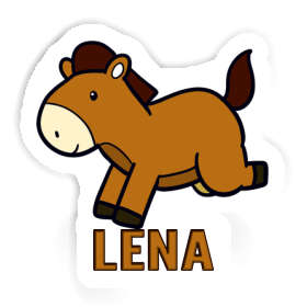 Lena Autocollant Cheval Image