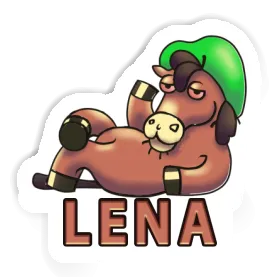 Sticker Lying horse Lena Image