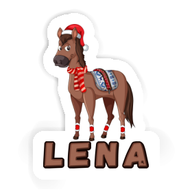 Christmas Horse Sticker Lena Image